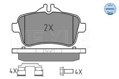MEYLE 025 252 1518 Číslo výrobce: MBP0847. EAN: 4040074121719.