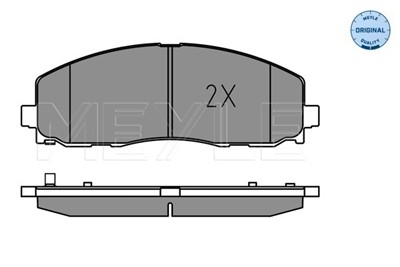 MEYLE 025 253 7919 Číslo výrobce: MBP1869. EAN: 4040074296868.
