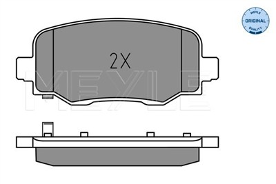 MEYLE 025 257 3418 Číslo výrobce: MBP1872. EAN: 4040074296516.
