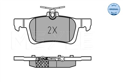 MEYLE 025 258 4116 Číslo výrobce: MBP1707. EAN: 4040074194621.