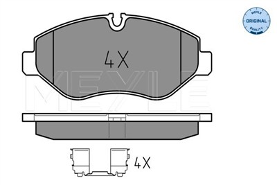 MEYLE 025 291 9220 Číslo výrobce: MBP0725. EAN: 4040074473030.