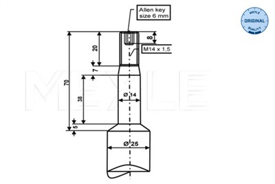 MEYLE 326 624 0002 Číslo výrobce: MSA0318. EAN: 4040074361245.