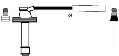 NGK 8492 Číslo výrobce: RC-RN608. EAN: 87295084922.