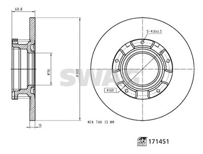 SWAG 33 10 0909 EAN: 4054228714511.