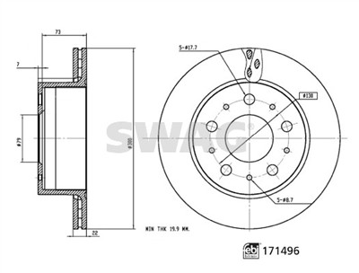 SWAG 33 10 0926 EAN: 4054228714962.