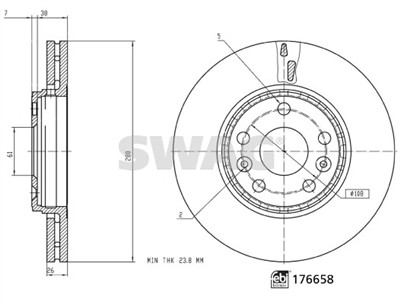 SWAG 33 10 3665 EAN: 4054228766589.