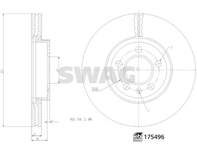 SWAG 33 10 6928 EAN: 4054228754968.