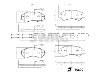 SWAG 33 10 7998 Číslo výrobce: 24466. EAN: 4054228808999.