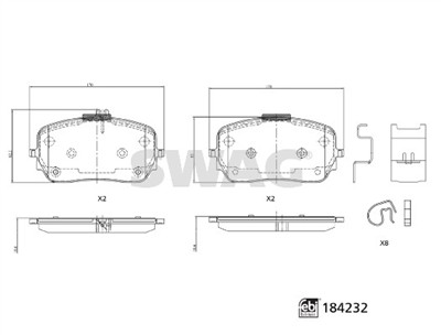 SWAG 33 10 9322 Číslo výrobce: 22962. EAN: 4054228842320.