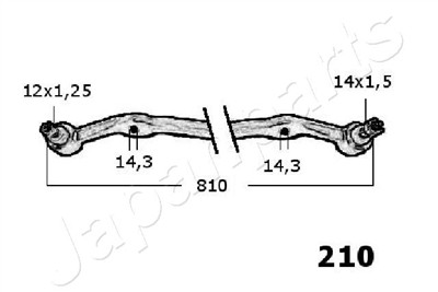 JAPANPARTS CR-210 Číslo výrobce: CR-210. EAN: 8033001030488.