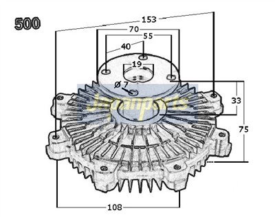 JAPANPARTS VC-500 Číslo výrobce: VC-500. EAN: 8033001312249.