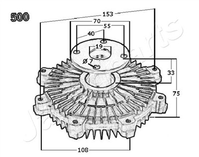 JAPANPARTS VC-500 Číslo výrobce: VC-500. EAN: 8033001312249.