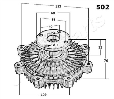 JAPANPARTS VC-502 Číslo výrobce: VC-502. EAN: 8033001312287.