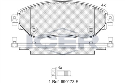 ICER 142219 Číslo výrobce: 22087. EAN: 8424073110244.