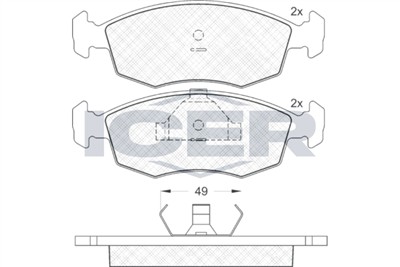 ICER 180543 Číslo výrobce: 20907. EAN: 8424073009159.