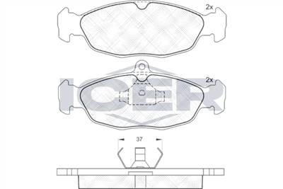 ICER 180858 Číslo výrobce: 20547. EAN: 8424073010643.