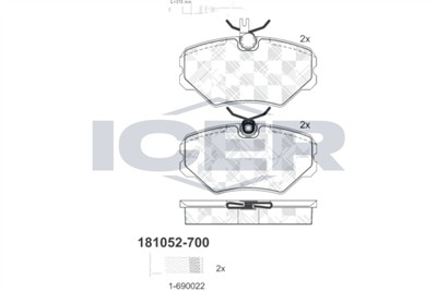 ICER 181052-700 Číslo výrobce: 21442. EAN: 8424073080554.