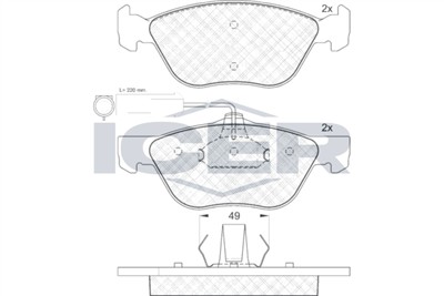 ICER 181125 Číslo výrobce: 21636. EAN: 8424073017857.