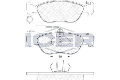 ICER 181243 Číslo výrobce: 21927. EAN: 8424073054043.