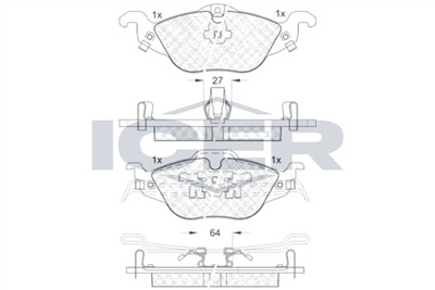 ICER 181249 Číslo výrobce: 23062. EAN: 8424073058102.