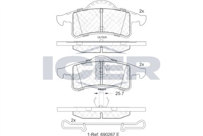 ICER 181399 Číslo výrobce: 23338. EAN: 8424073088666.