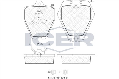 ICER 181692 Číslo výrobce: 21452. EAN: 8424073092847.