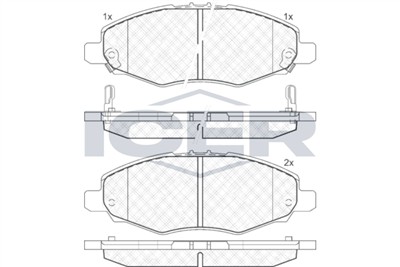 ICER 181867 Číslo výrobce: 24523. EAN: 8424073097330.
