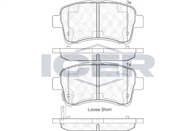 ICER 181933 Číslo výrobce: 24830. EAN: 8424073098795.
