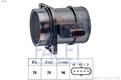 FACET 10.1372 Číslo výrobce: KW 491 372. EAN: 8012510026847.
