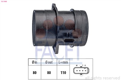 FACET 10.1446 Číslo výrobce: KW 491 446. EAN: 8012510034460.