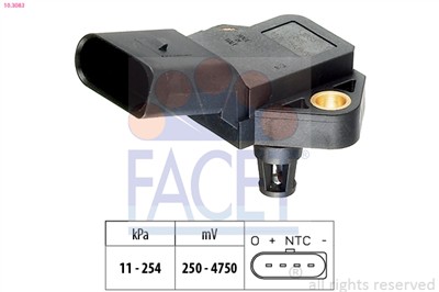 FACET 10.3083 Číslo výrobce: KW 493 083. EAN: 8012510013311.