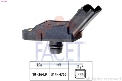 FACET 10.3164 Číslo výrobce: KW 493 164. EAN: 8012510032626.