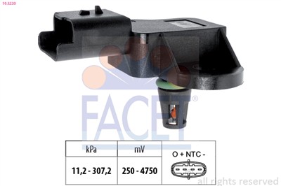 FACET 10.3220 Číslo výrobce: KW 493 220. EAN: 8012510067352.