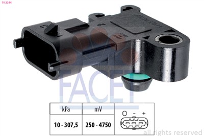 FACET 10.3244 Číslo výrobce: KW 493 244. EAN: 8012510034132.