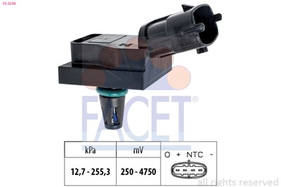 FACET 10.3246 Číslo výrobce: KW 493 246. EAN: 8012510035856.