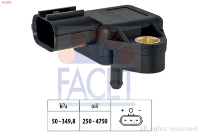 FACET 10.3262 Číslo výrobce: KW 493 262. EAN: 8012510037188.