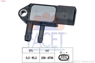 FACET 10.3263 Číslo výrobce: KW 493 263. EAN: 8012510041079.