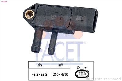 FACET 10.3264 Číslo výrobce: KW 493 264. EAN: 8012510040409.