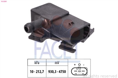 FACET 10.3283 Číslo výrobce: KW 493 283. EAN: 8012510071984.