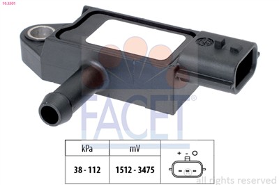 FACET 10.3301 Číslo výrobce: KW 493 301. EAN: 8012510303504.