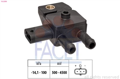 FACET 10.3306 Číslo výrobce: KW 493 306. EAN: 8012510032923.