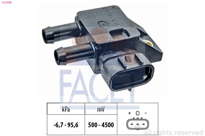 FACET 10.3308 Číslo výrobce: KW 493 308. EAN: 8012510050927.