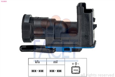 FACET 10.3424 Číslo výrobce: KW 493 424. EAN: 8012510303528.
