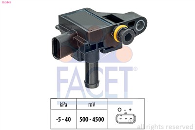 FACET 10.3441 Číslo výrobce: KW 493 441. EAN: 8012510303559.