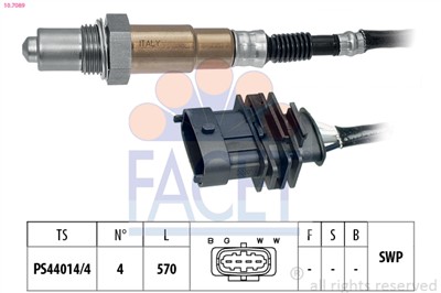 FACET 10.7089 Číslo výrobce: KW 497 089. EAN: 8012510085424.