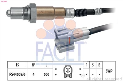 FACET 10.7565 Číslo výrobce: KW 497 565. EAN: 8012510022849.