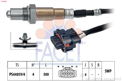 FACET 10.8065 Číslo výrobce: KW 498 065. EAN: 8012510012420.