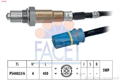 FACET 10.8081 Číslo výrobce: KW 498 081. EAN: 8012510034767.