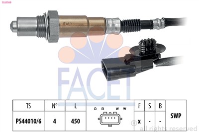 FACET 10.8169 Číslo výrobce: KW 498 169. EAN: 8012510036761.