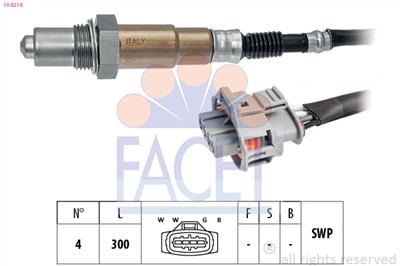 FACET 10.8214 Číslo výrobce: KW 498 214. EAN: 8012510037331.